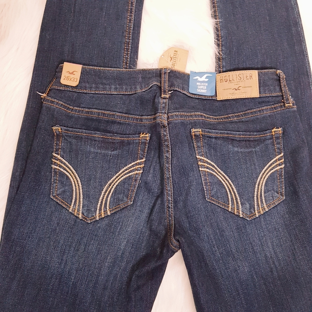 HOLLISTER SUPER SKINNY WOMEN'S JEANS SIZE